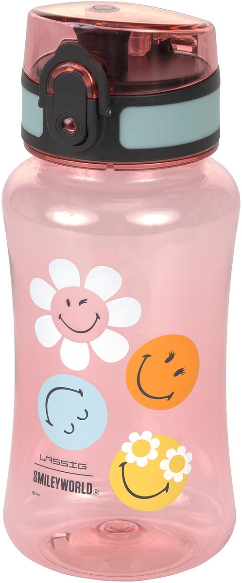 Lässig SmileyWorld Drinkfles - Dusty Rose