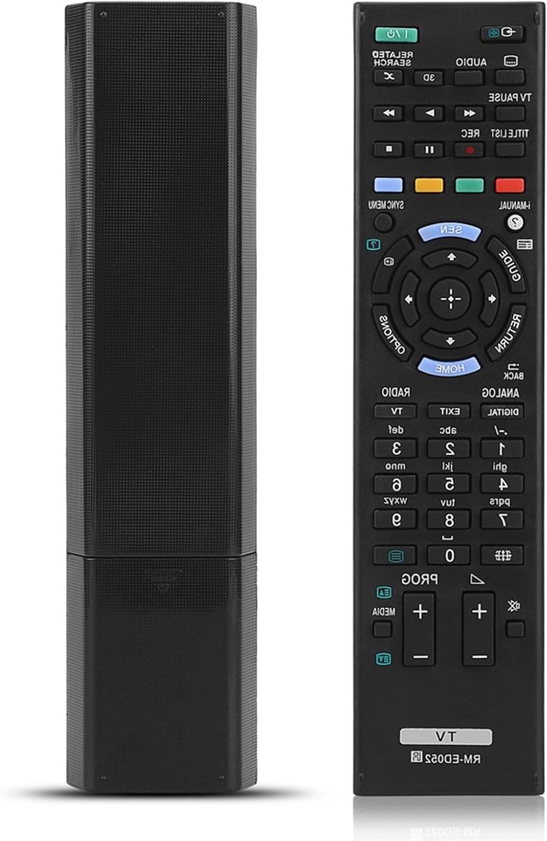 Vervangende afstandsbediening voor televisie - Compatibel met RM-ED052, RM-ED050, RM-ED047, RM-ED053 en RM-ED060 - Gebruiksvriendelijk en functioneel