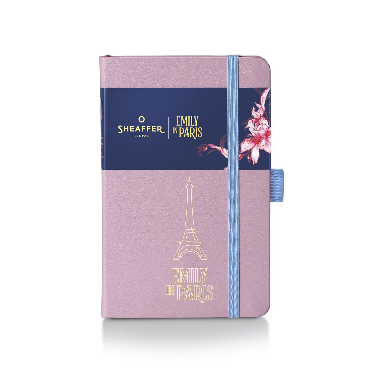 Notitieboek Sheaffer small EMILY IN PARIS 90gr Embossed Eiffel Tower Roze - SF-NBGL20SMA