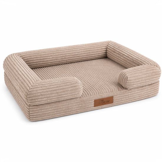 By Cee Cee orthopedische hondenmand Nala – mokka taupe – 80x55cm