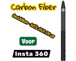 Onzichtbare Selfie Stick voor Insta360 - Carbon Fiber selfie stick for Insta360 - Selfistick 4 Insta360 One X5 X4 X3 X2 X R GO Ace - Compact Selfie Stick 4 Insta360 One X5 - Carbon Fiber - Insta360 - Accessoires