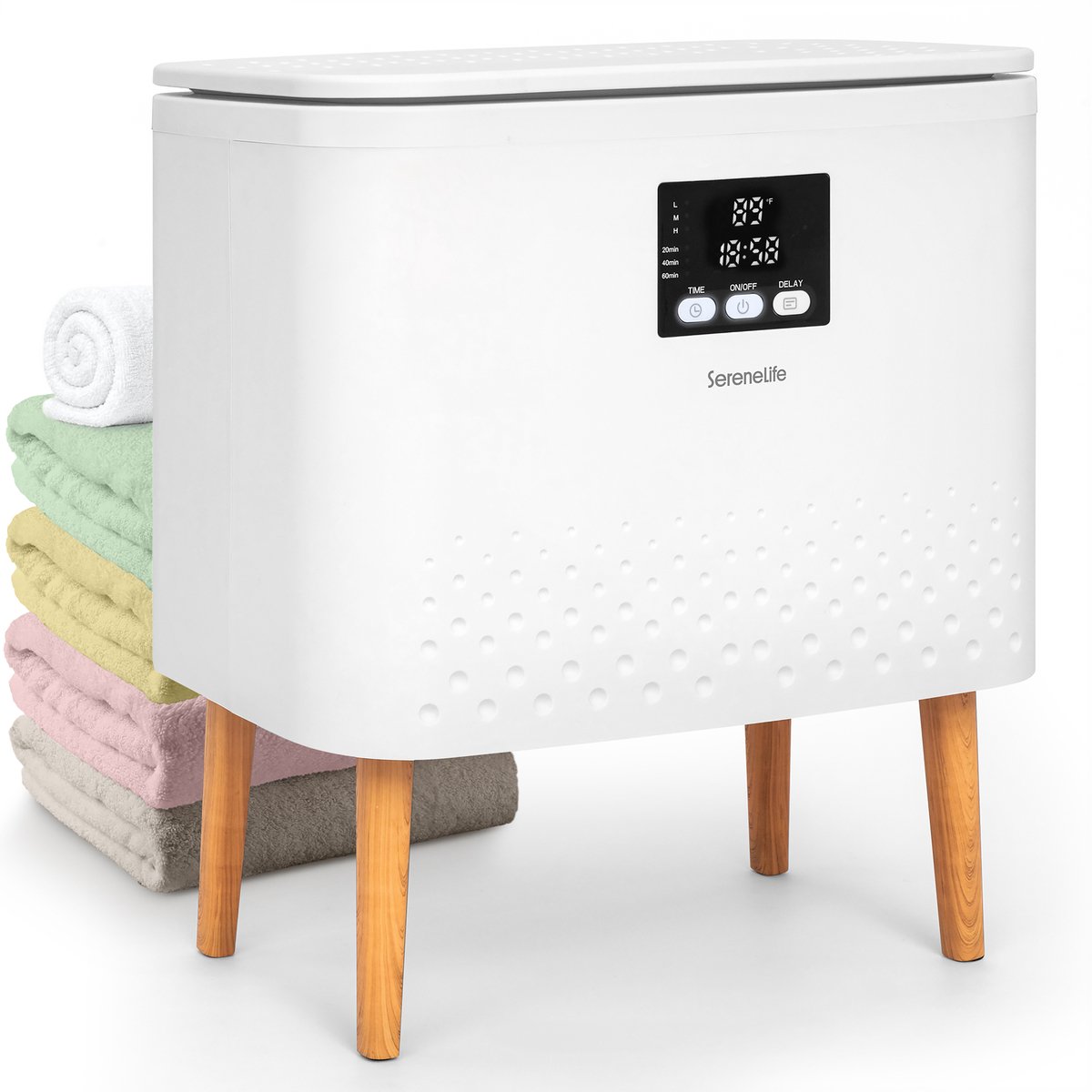SereneLife Towel Warmer - Handdoekenwarmer -20L - Auto Shut-Off