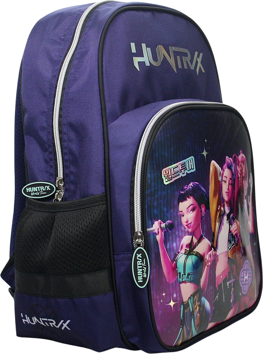 Kpop Demon Hunters Rugzak Meisjes Hoogte 38cm – Officieel Gelicenseerd - Kinder Schooltas met Laptopvak 15 Inch – Tablet Rugzak — afbeelding 4