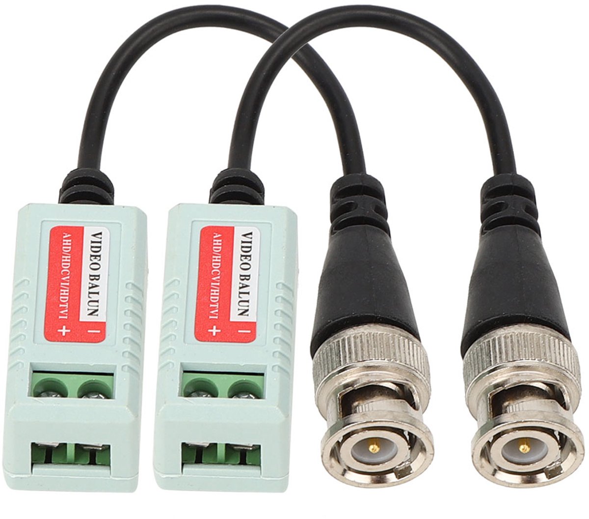 HD 1080P passieve videobalun met twisted pair-zenderconnector voor CVI/TVI