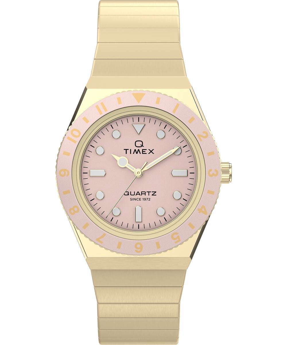 Timex Q Sport TW2Y57400 Horloge - Staal - Goudkleurig - Ø 30 mm