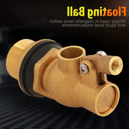 Shopcentral - DN20 Float Valve - Water Sensor - Hoogwaardige kwaliteit - Zilver - Float Valve - Betrouwbaar en duurzaam waterbeheer - Geschikt voor ver... van Merkloos — afbeelding 3