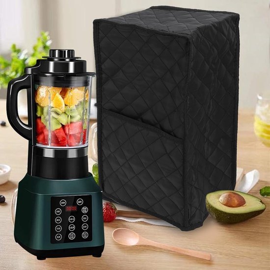 Padded Keuken Blender Stofhoes met Accessoire Compartment voor Voedselverwerkers en Mixers - Zwart, Bescherming tegen Stof en Vuil — afbeelding 2