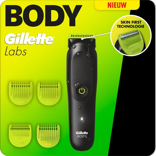 Gillette Labs i5 Body + Intimate Trimmer - Rasoir corporel pour hommes - de Gillette