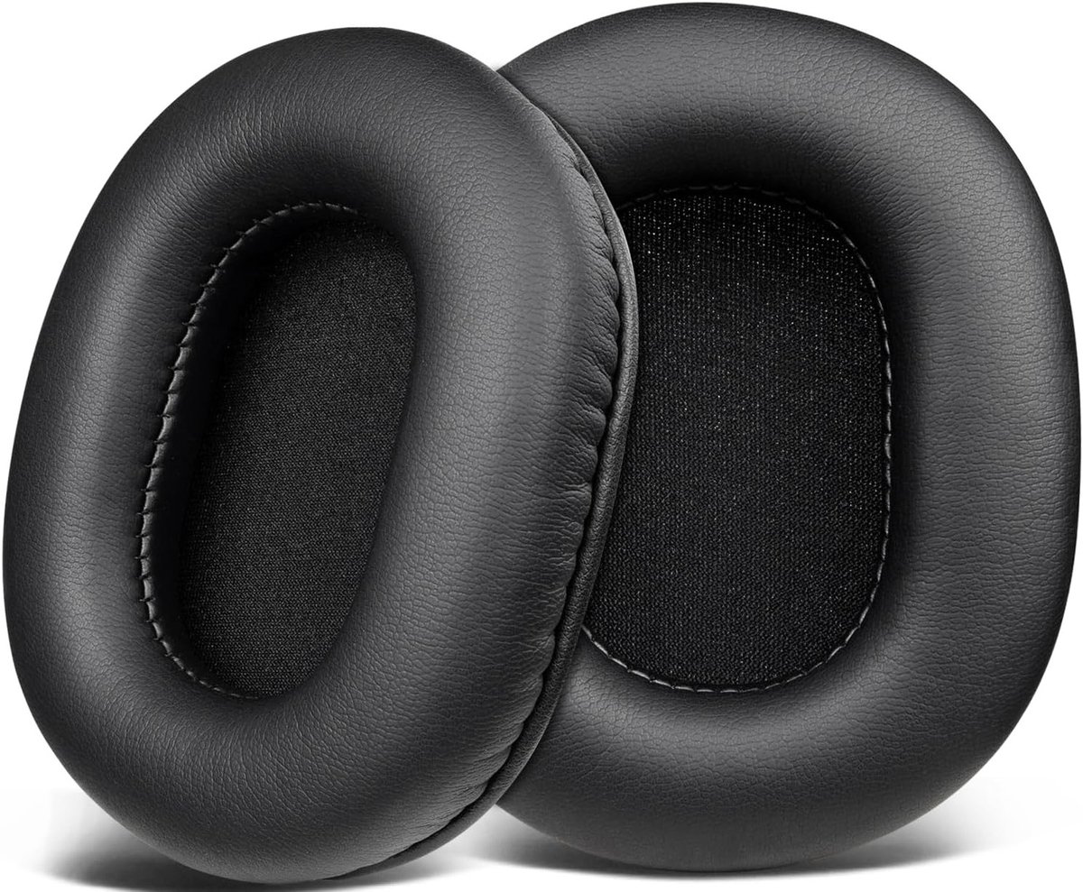 Comfortabele Oorkussens voor Audio Technica Hoofdtelefoons - Zacht Kunstleer, Earpads en Kussens voor M50X, M40X, MSR7 en Meer - Zwart en Duurzaam