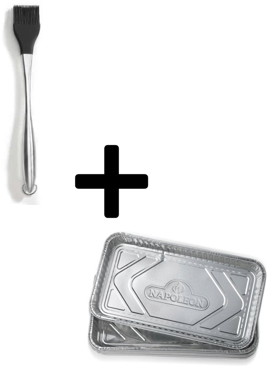 Napoleon - Grillset Lakkwast - Handige set - Grote lekbakken