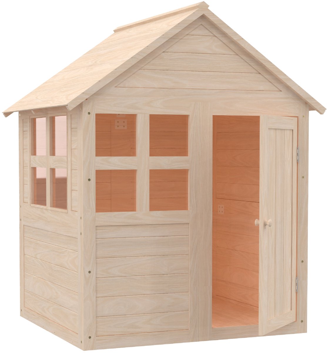 Houten speelhuisje FSC® met vloer BOUTON D'OR COTTAGE