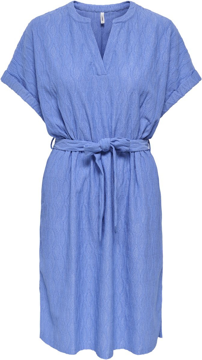Only ONLDIANA S/S V-NECK DRESS CS JRS Dames Jurk ultramarine