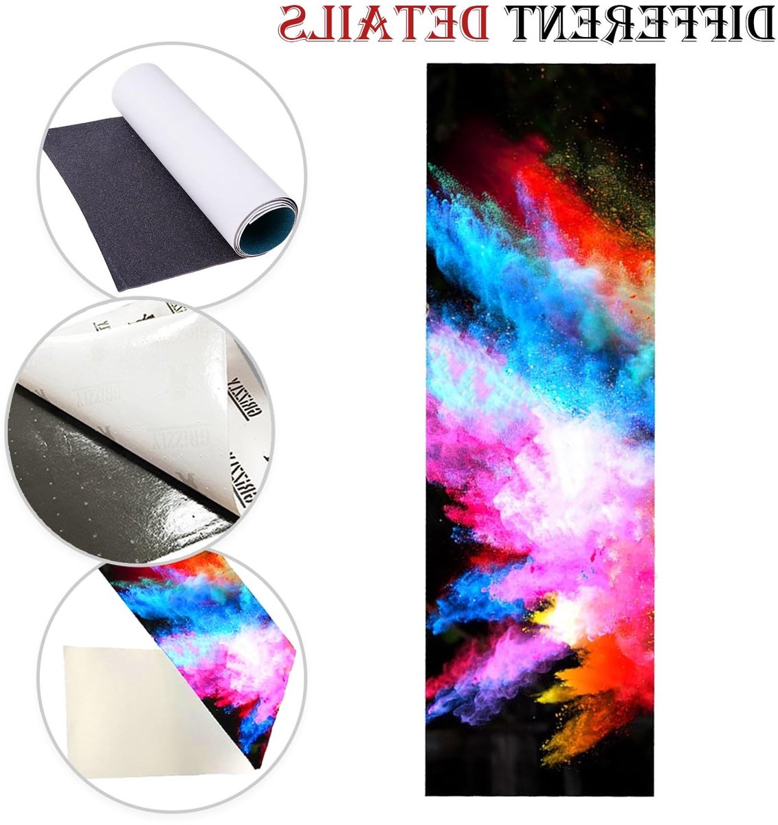 Glass Paper - Professionele Skateboard Stickers - Grip Tape - Slijtvast en Gemakkelijk te Snijden voor Skateboards - Longboards en Andere Sportboards