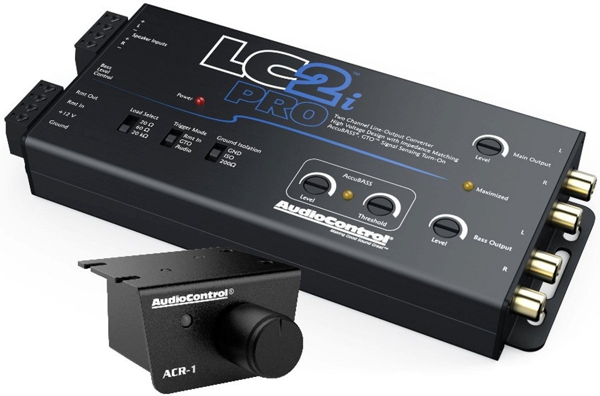 AudioControl LC2i PRO - High-Low Converter & Line Driver - Incl. ACR-1