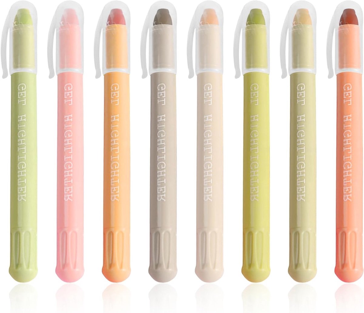 Hoogwaardige Bijbelmarkeerders in 8 Pastel Kleuren, Niet-Bleached, Ideaal voor Bijbelstudie en Schoolgebruik