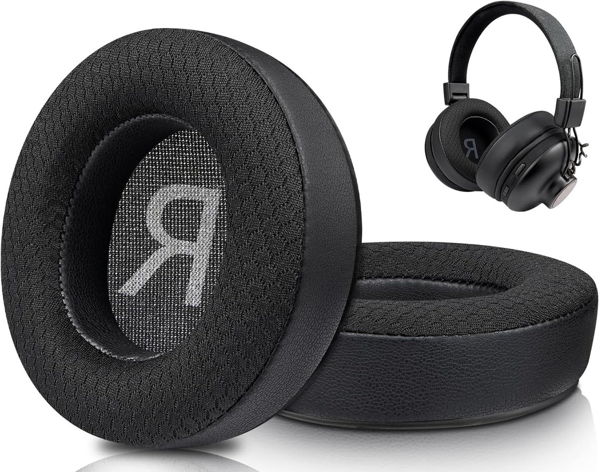 Vervangende Oorkussens van 80mm voor Headphones, Comfortabele Earpads met Geluidisolatie en Schuim voor Verbeterde Geluidskwaliteit