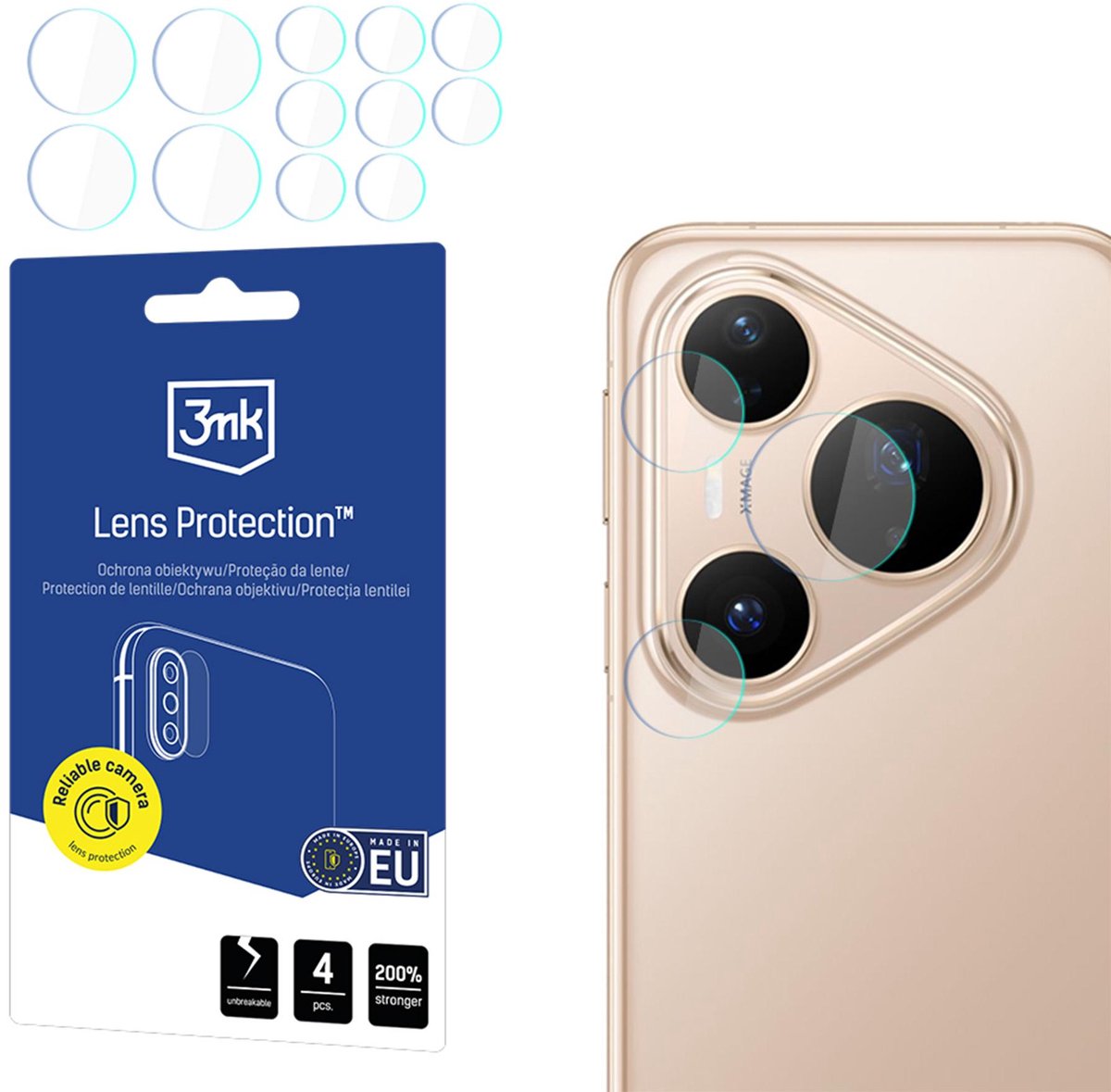 3Mk Lensbescherming Voor De Huawei Pura 80 Pro Telefoon.