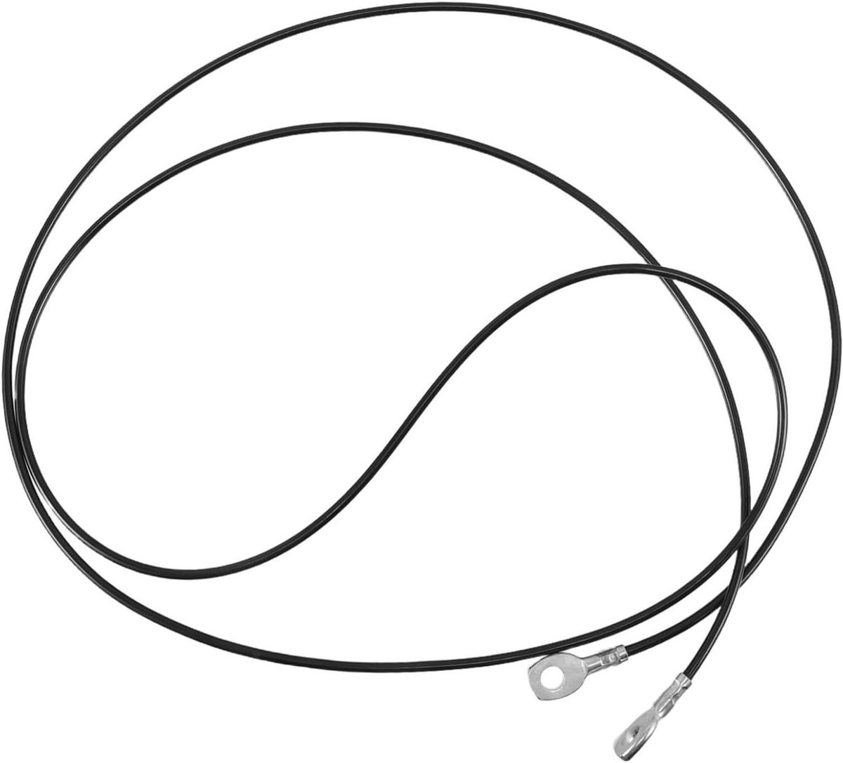 Fitness Kabel - Vervangingskabel - Thuis Trainen - Stalen Draad - 250 cm Lengte - Zwart