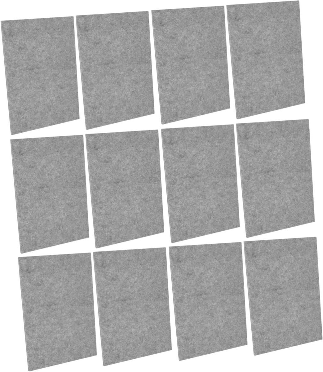 Akoestische Panelen - Geluidsisolatie Platen - Geluidsopnames Verbeteren - Dichte Geluidsabsorptie - 35x25x1cm - Grijs