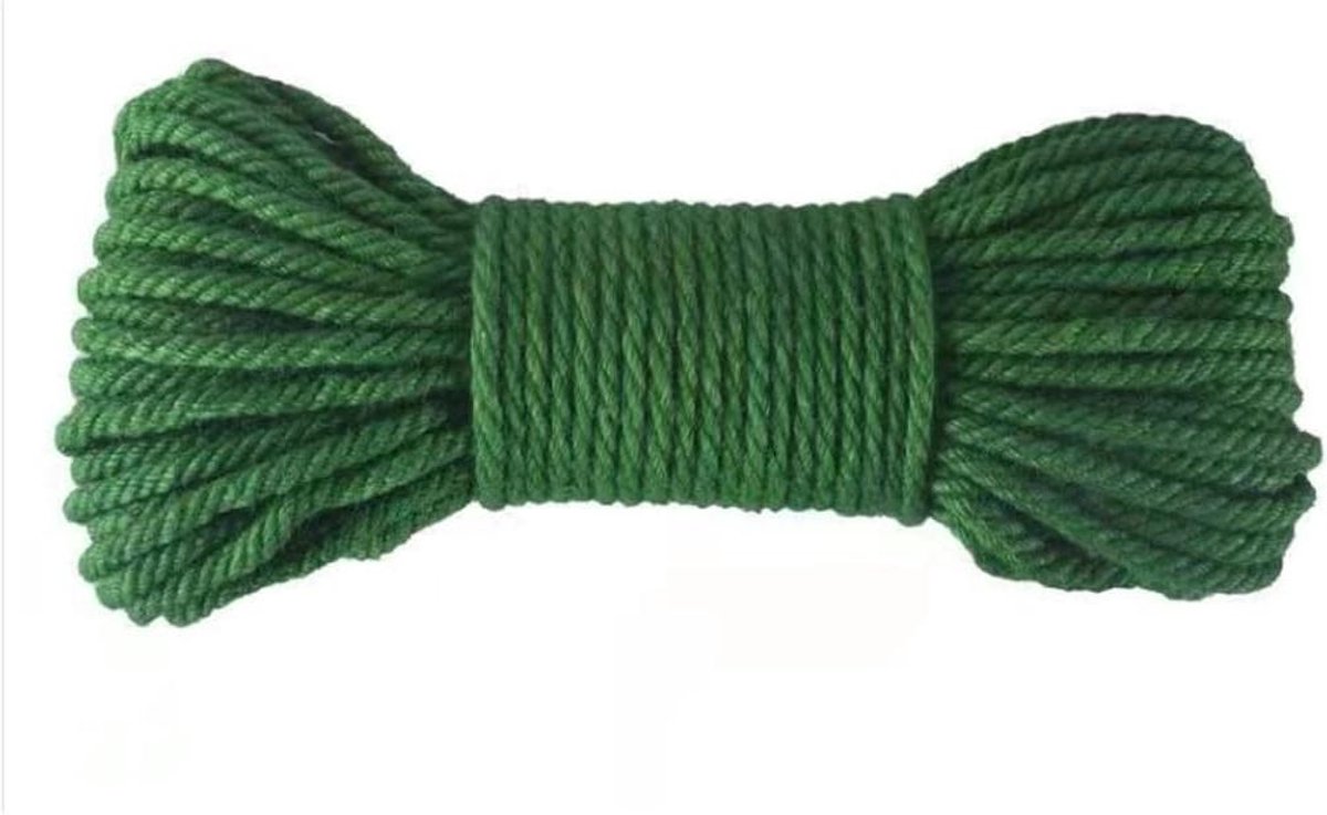 Jute Touw - Hennep Touw Ambachtelijk Touw - Decoratie en Knutselen - Sterk en Flexibel