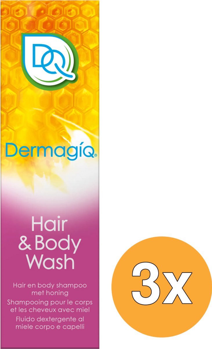 3x Dermagiq Hair & Bodywash (250 ml)
