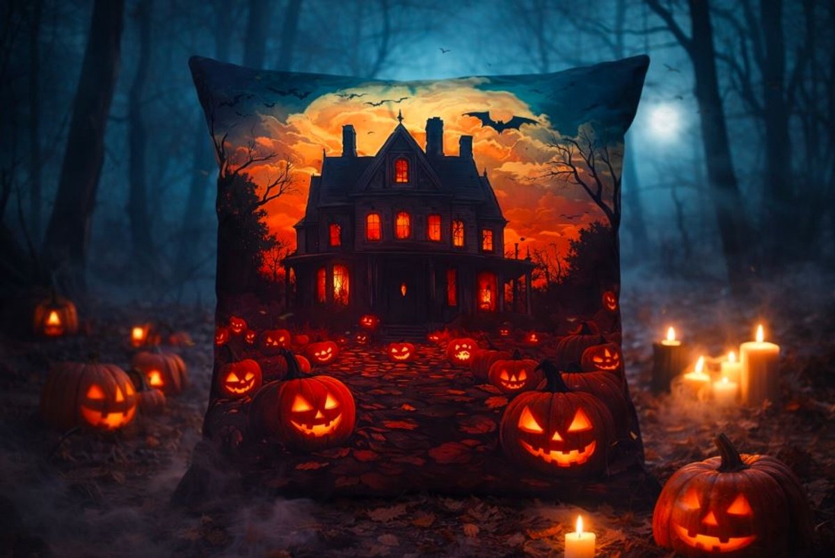 Haunted Nights Collection Kussenhoes - 45x45 cm