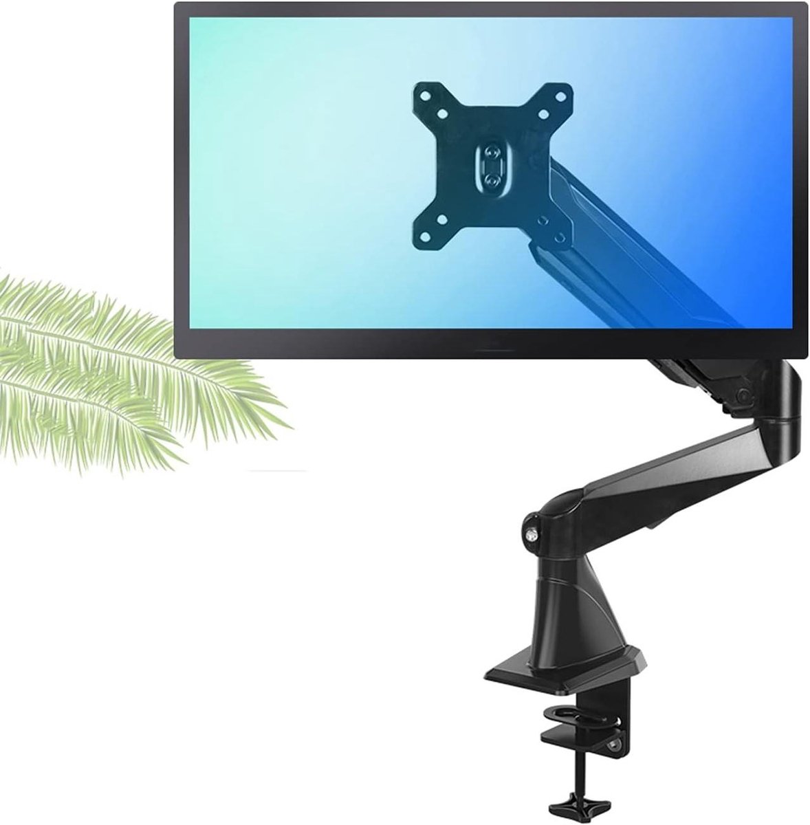 Monitor Arm - Bureau Beugel - Ergonomisch Werken - Volledig Dynamisch - 15-27 Inch - Zwart