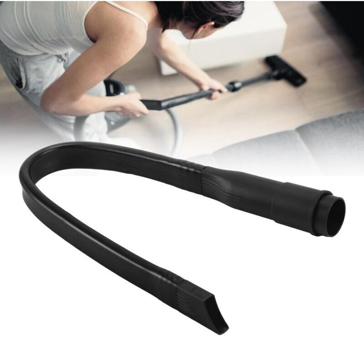 Geschikt voor flexibele platte zuigmond voor stofzuigers, 62cm; Geschikt voor platte zuigmonden voor alle stofzuigers met 35/32mm aansluitingen.