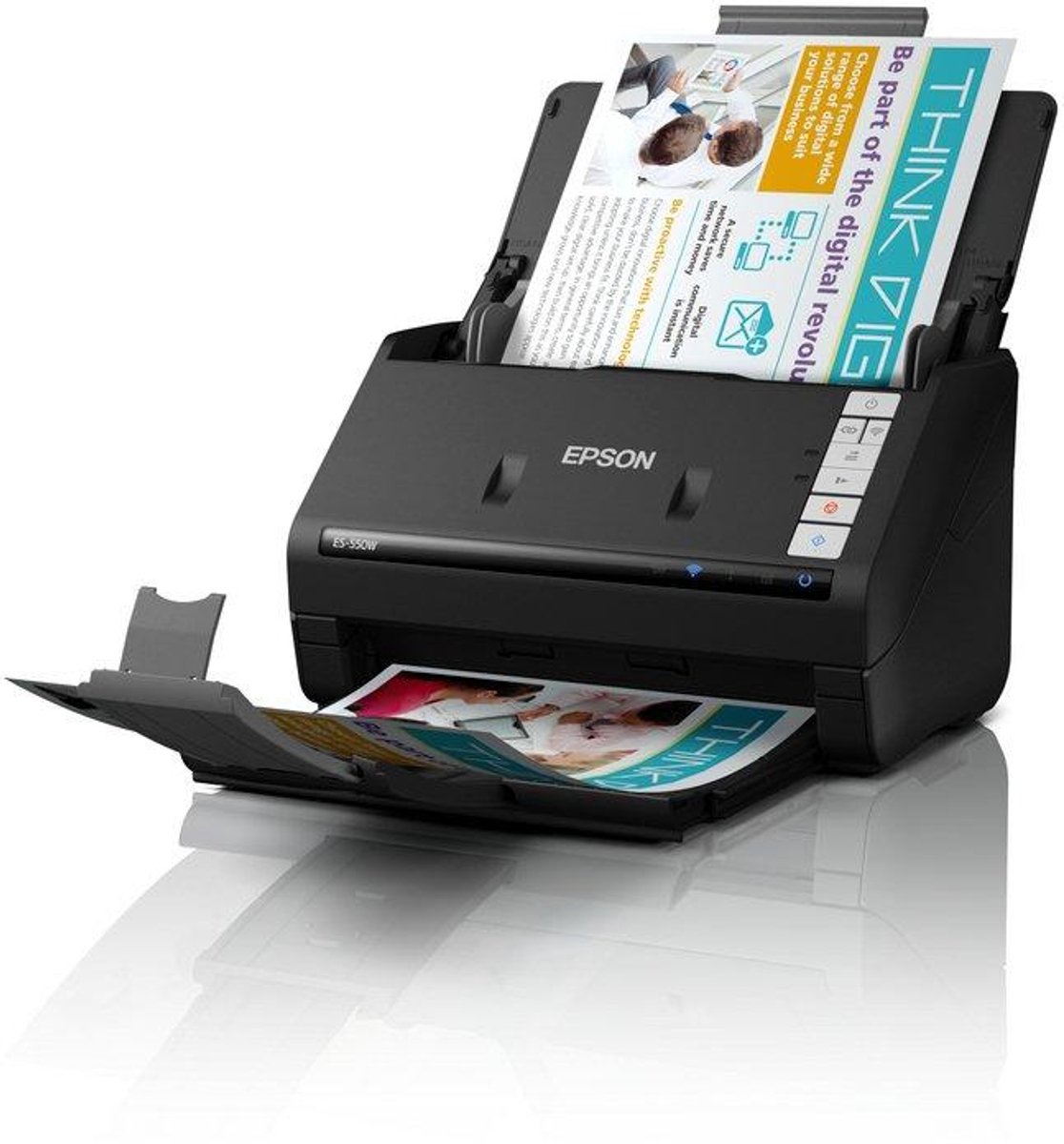 Epson WorkForce ES-550W ADF-scanner 600 x 600 DPI A4 Zwart