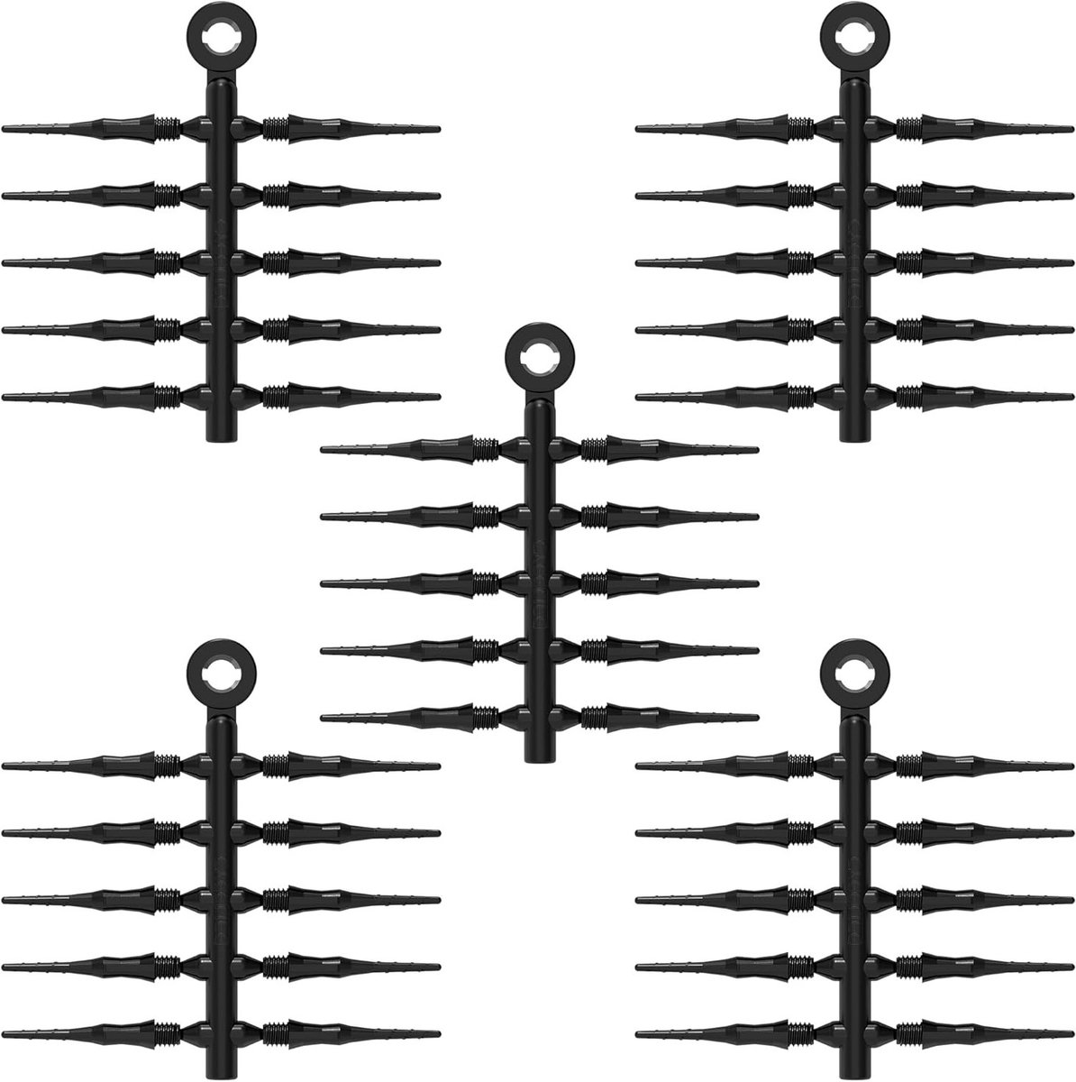 Plastic Dart Tips 50 Stuks - Duurzame 2BA Soft Dart Points voor Stabiliteit en Prestaties