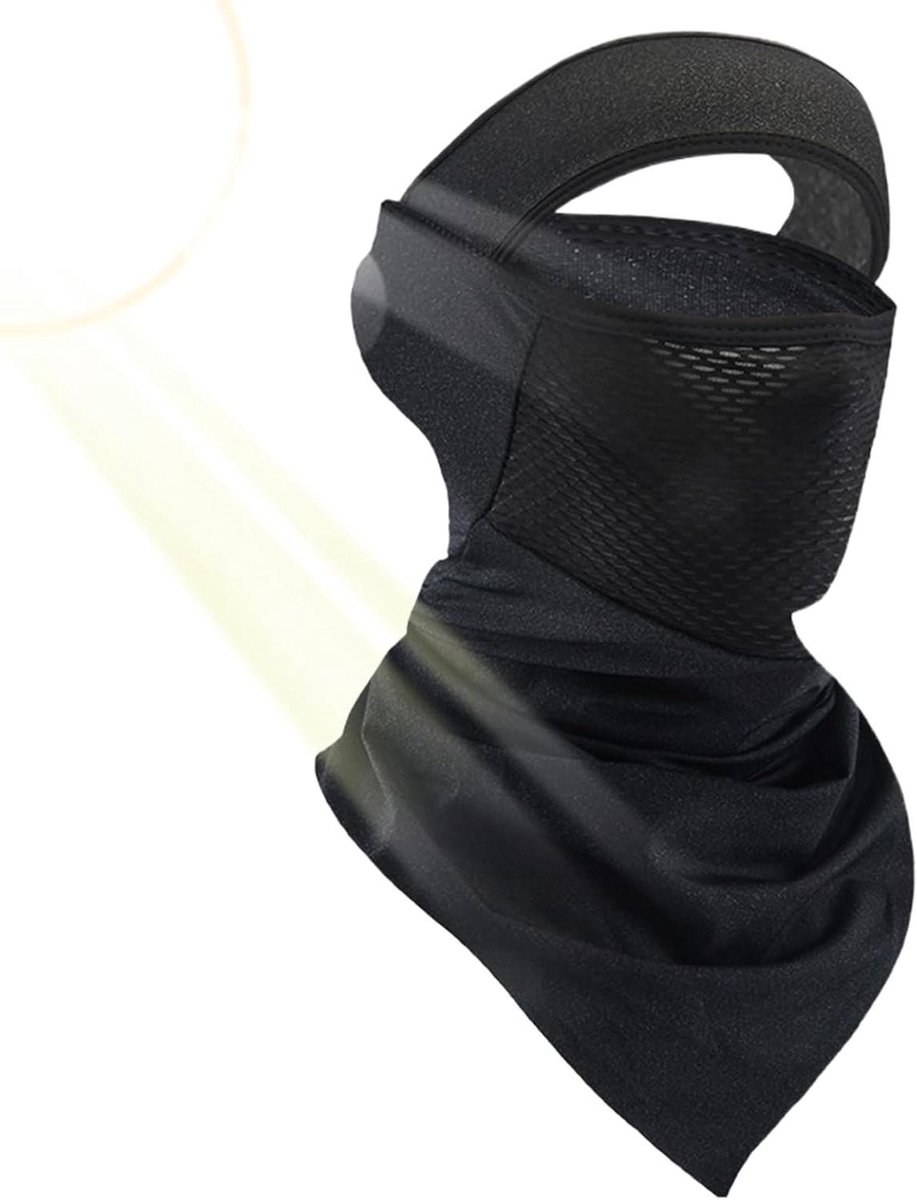 Zonnebeschermingsmasker - Gezichtsbedekking Sjaal - Buitenactiviteiten Bescherming - UPF 50+ Zonwering - One Size - Meerdere Kleuren