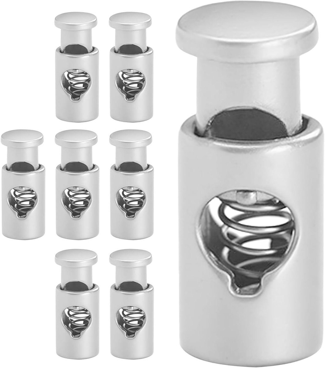 Barbecue Spieshouder - Spies Clips - Grillen Bakken - Antislip Veerklem - 8 Stuks - Metaal