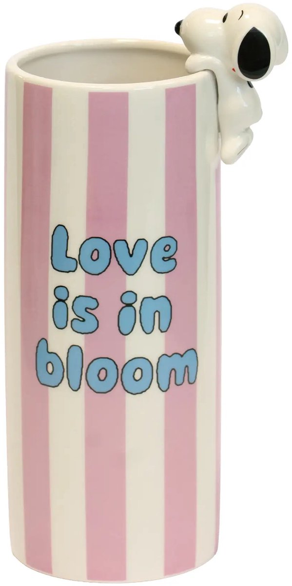 Blogo Design - Vaas Snoopy Love Is In Bloom - paars