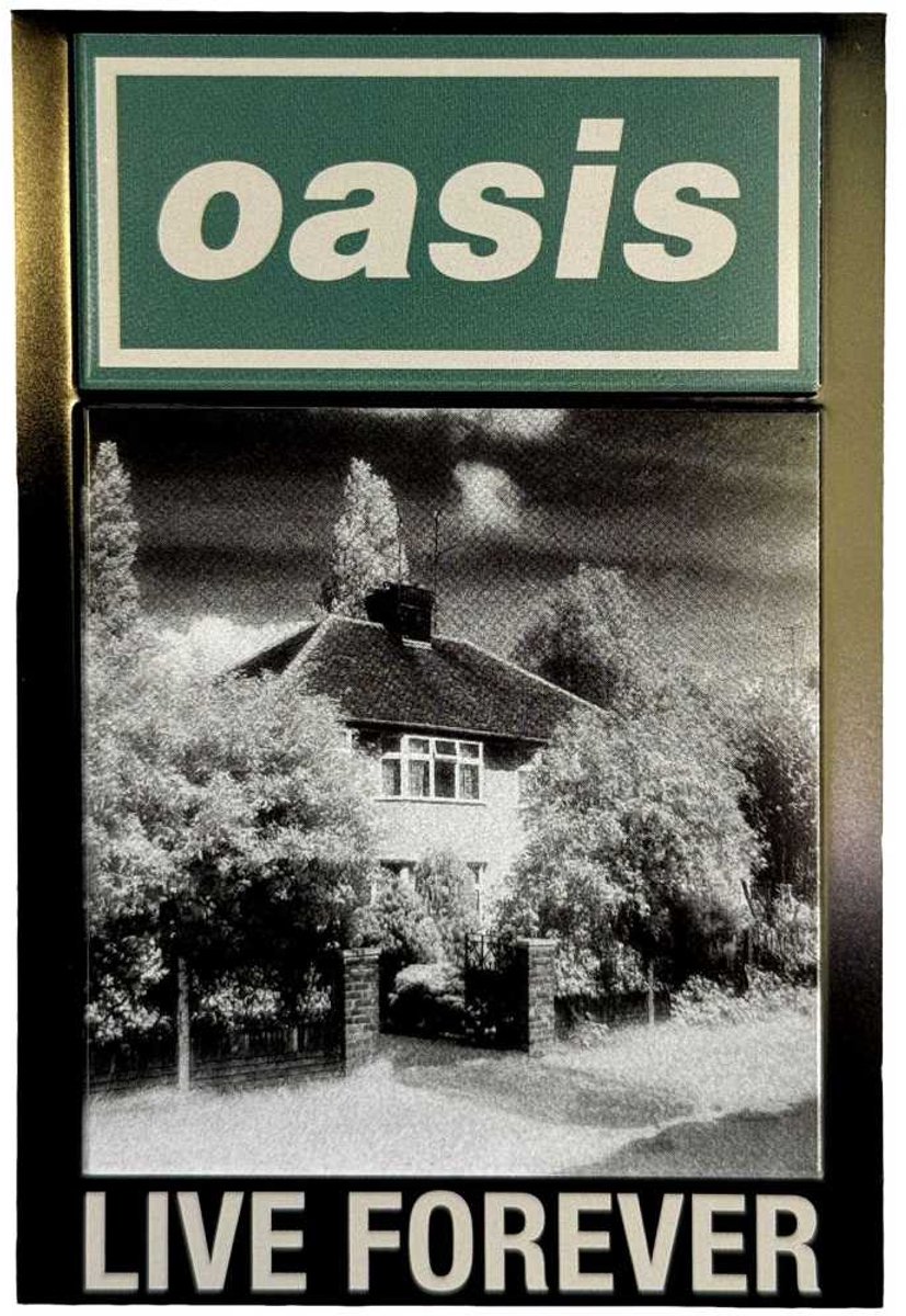 Oasis - Live Forever Single Koelkastmagneet - Multicolours