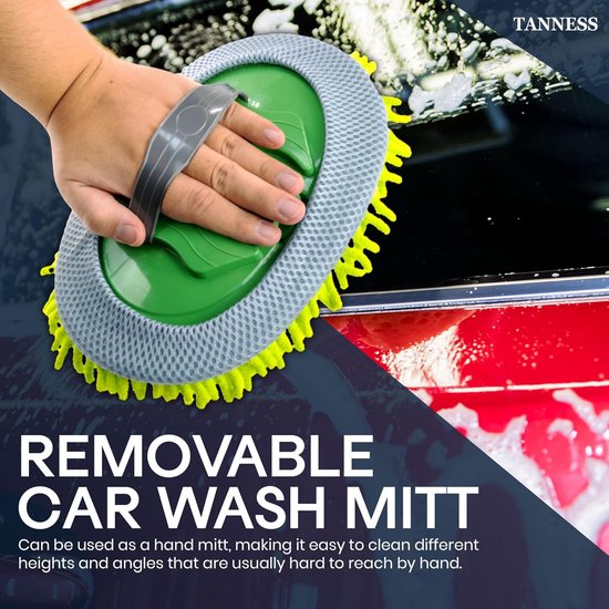 Wasborstel met Telescopische Steel - Autoborstel - Krasvrij — afbeelding 2