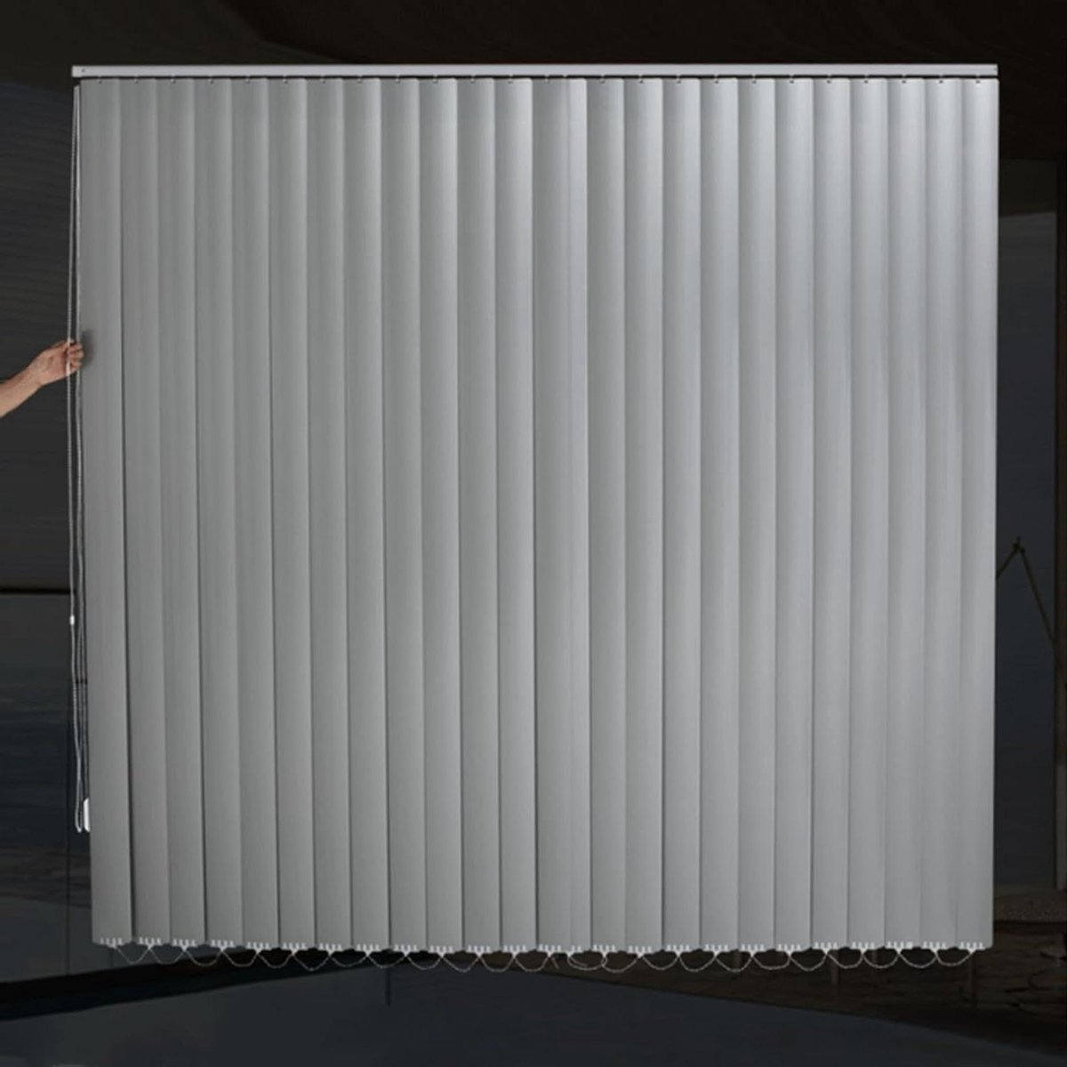 Verticale Jaloezieën - Raambekleding - Privacy en Lichtregeling - Verstelbare Lamellen - 70x180 cm - Aluminium