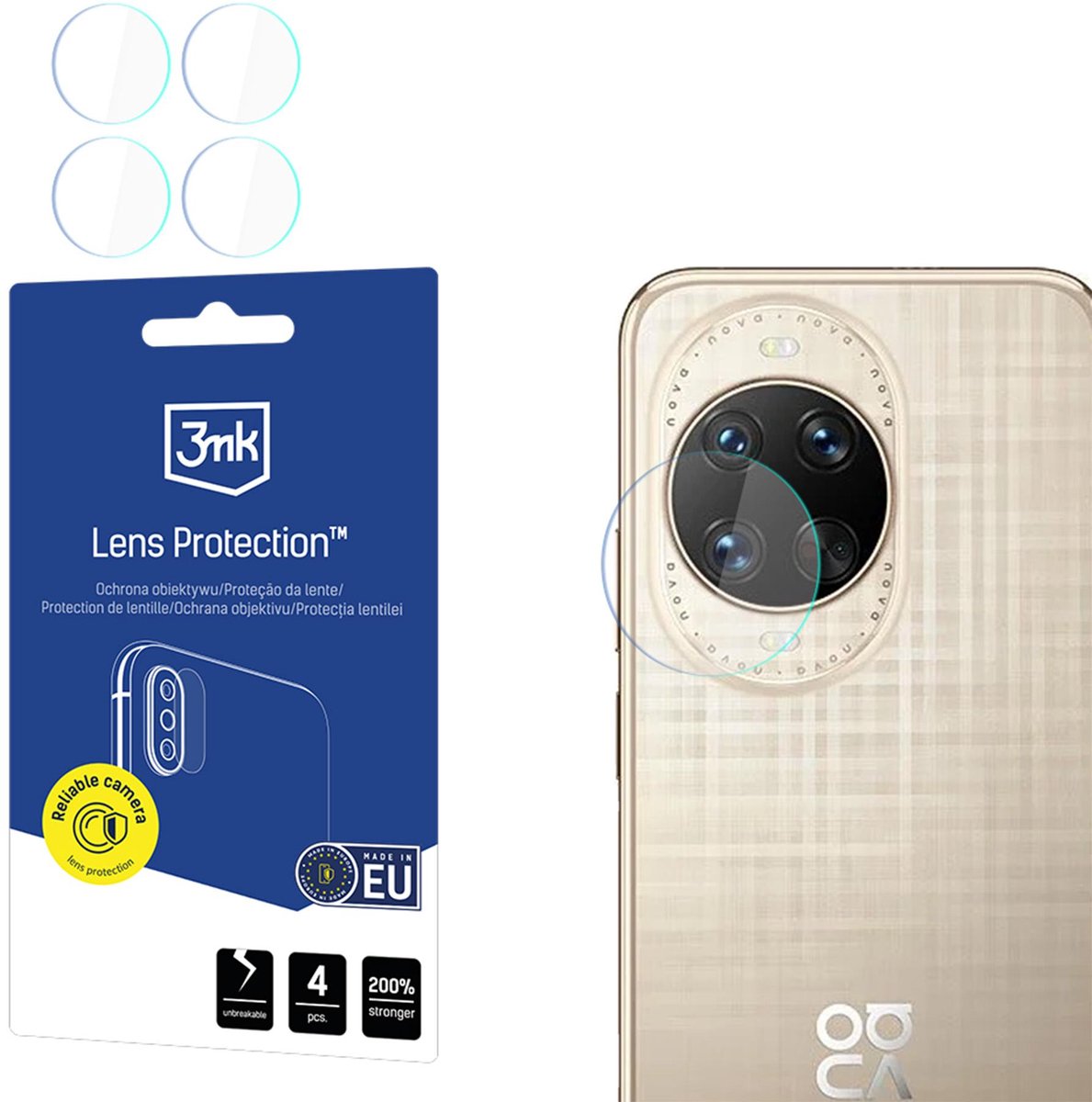3Mk Lensbescherming Voor Huawei Nova 14 Ultra Optische Bescherming Gehard Glas