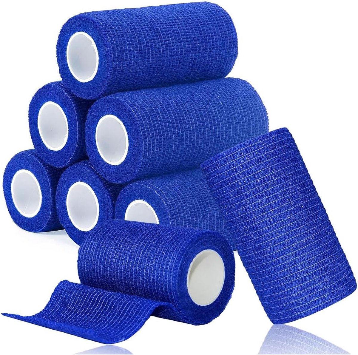 8 Rollen Zelfklevend Verband voor Honden, Katten & Paarden - Flexibel en Waterbestendig Fixatieverband