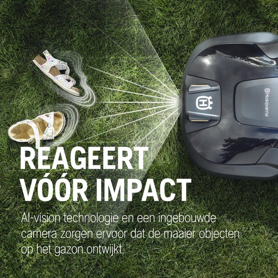 HUSQVARNA Automower® Aspire R6V - Robotmaaier zonder begrenzingsdraad, AI Vision objectherkenning, GPS-navigatie, wifi-app-bediening, systematische maaipatronen, virtuele zones, tot 600 m2 van Merkloos	 — afbeelding 3