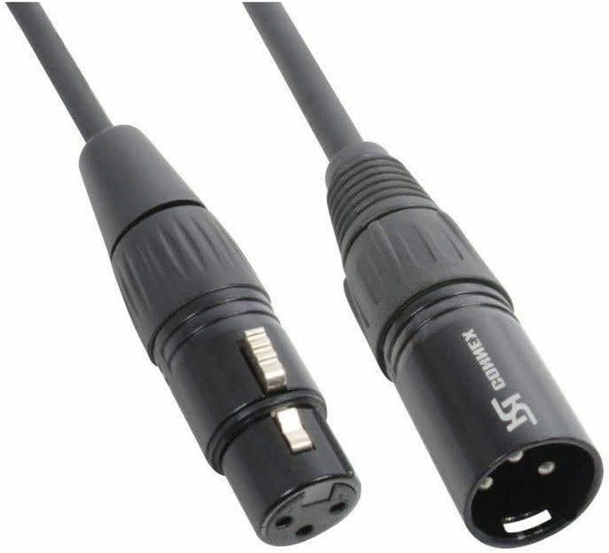 XLR Kabel - Microfoonsnoer - Audio Verbindingen - Storingsvrije Overdracht - 3 meter - Zwart
