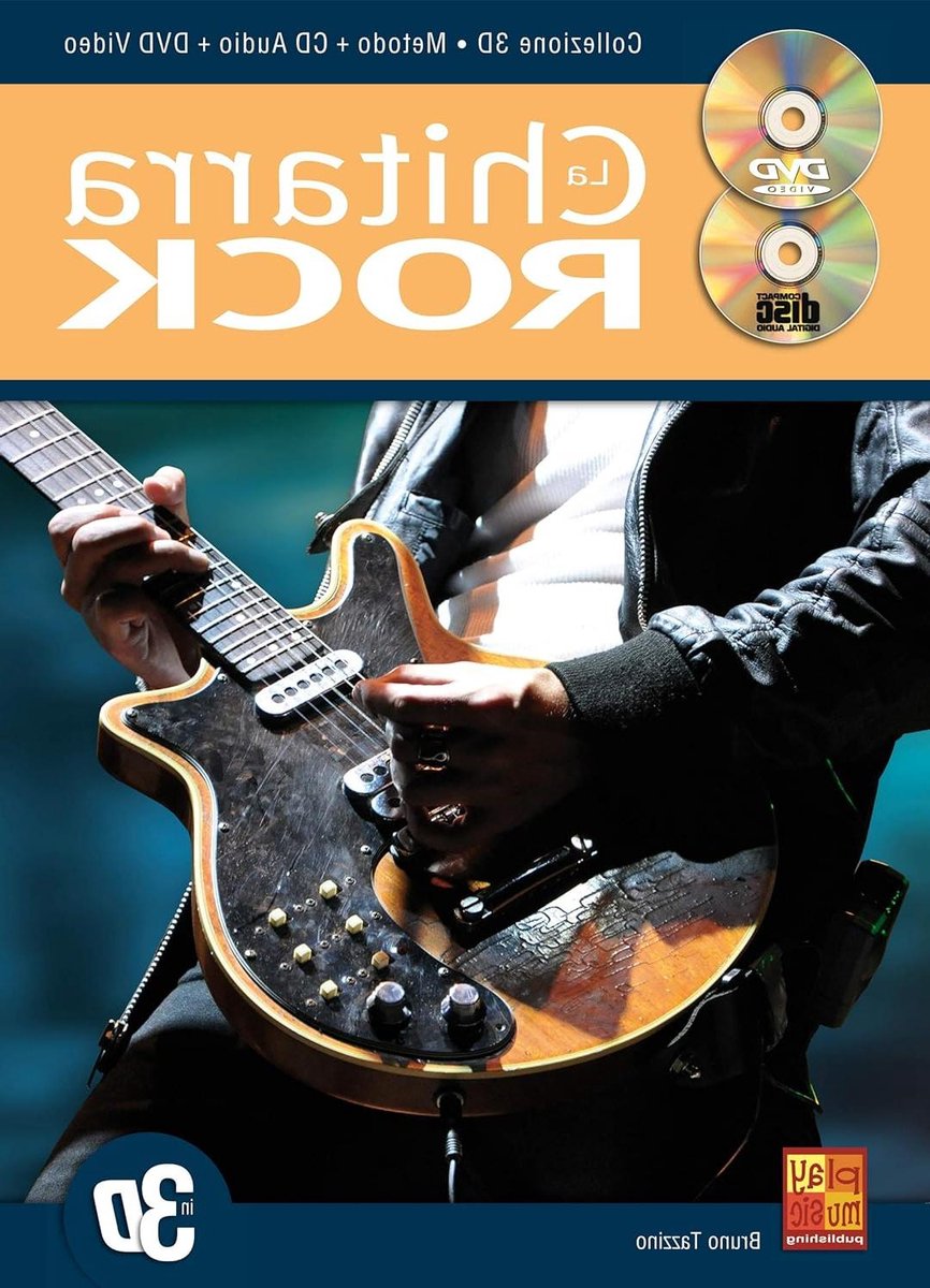 Gitaar Methode - Rock Gitaar Leren - Muziek Spelen - Boek met CD DVD - 1 Boek 1 CD