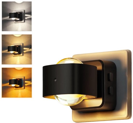 MKSS®Stekkerlamp Dimbaar voor Binnen - Stopcontactlamp - Stekkerspots