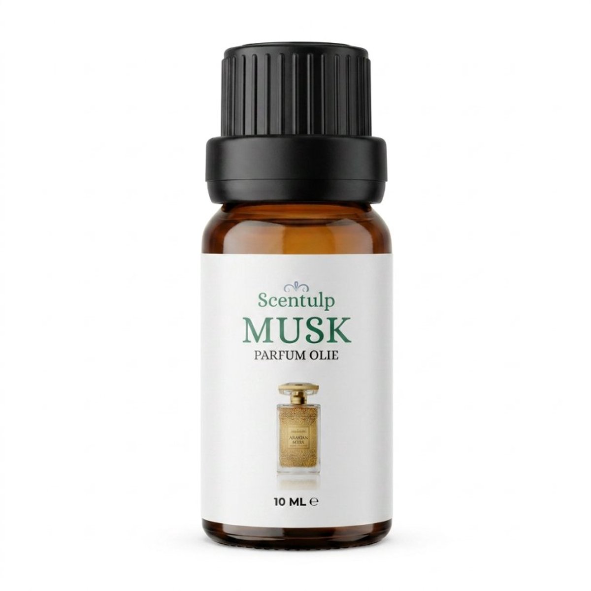 Scentulp Musk Olie – Muskus Geurolie 10 ml – Warme Sensuele Geur – Voor Diffuser, Parfum & Huisparfum – Ambrette Musk Aroma – Geur Olie