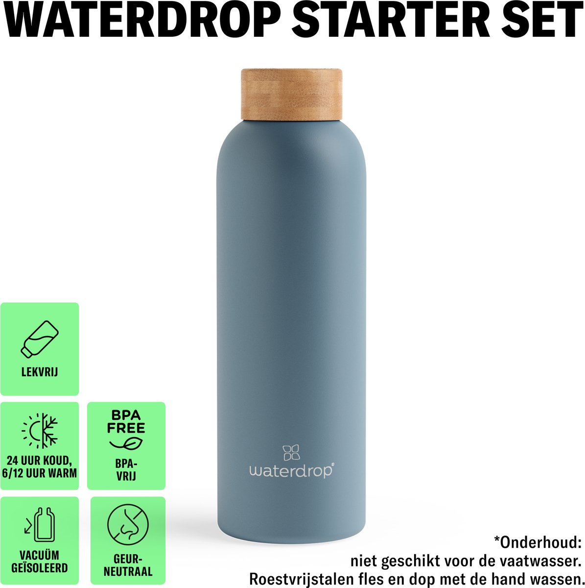 waterdrop Starterset Metalen - Mat Turquoise thumbnail 4