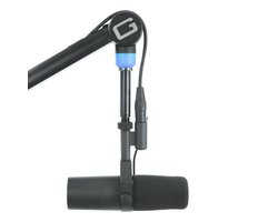 Gator professionele microfoonstatief met boomarm en LED-verlichting