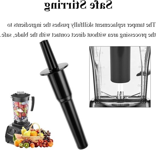Vervangende Plastic Mengpiston voor Blender, Mixplunjer Accessoire Geschikt voor Diverse Blender Modellen, Ideaal voor Smoothies en Soepen — afbeelding 4