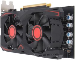 Krachtige 6GB D5 Grafische Kaart voor Gaming met Dual-Fan, Ondersteunt DVI, VGA en HDMI