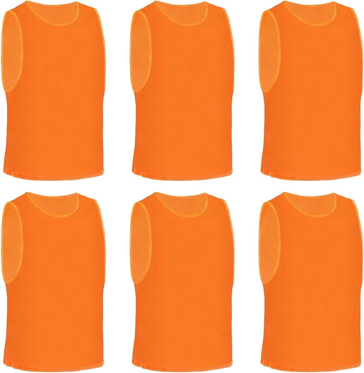 Ademende Trainingsvest voor Voetbal - Mesh Scrimmage Shirt voor Sport en Training - Comfortabele Rugkussen voor Optimaal Presteren