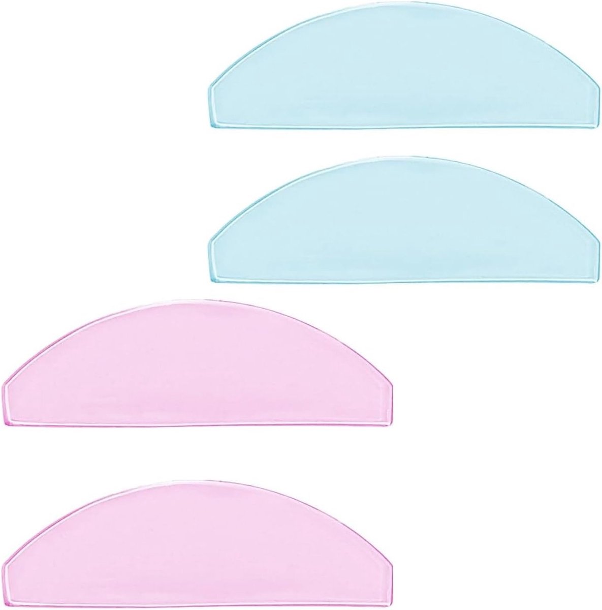 Eyelash Lift Pads voor een Perfecte Wimperlifting, Herbruikbare en Zachte Shields, Ideaal als Oogmasker en voor Wimperverzorging (Roze, Blauw)