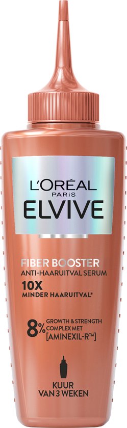 L'Oréal Paris Elvive Fiber Booster Anti-Haaruitval Serum - Vermindert haaruitval - Geschikt voor breekbaar haar met neiging tot afbreken en uitvallen - 102ml